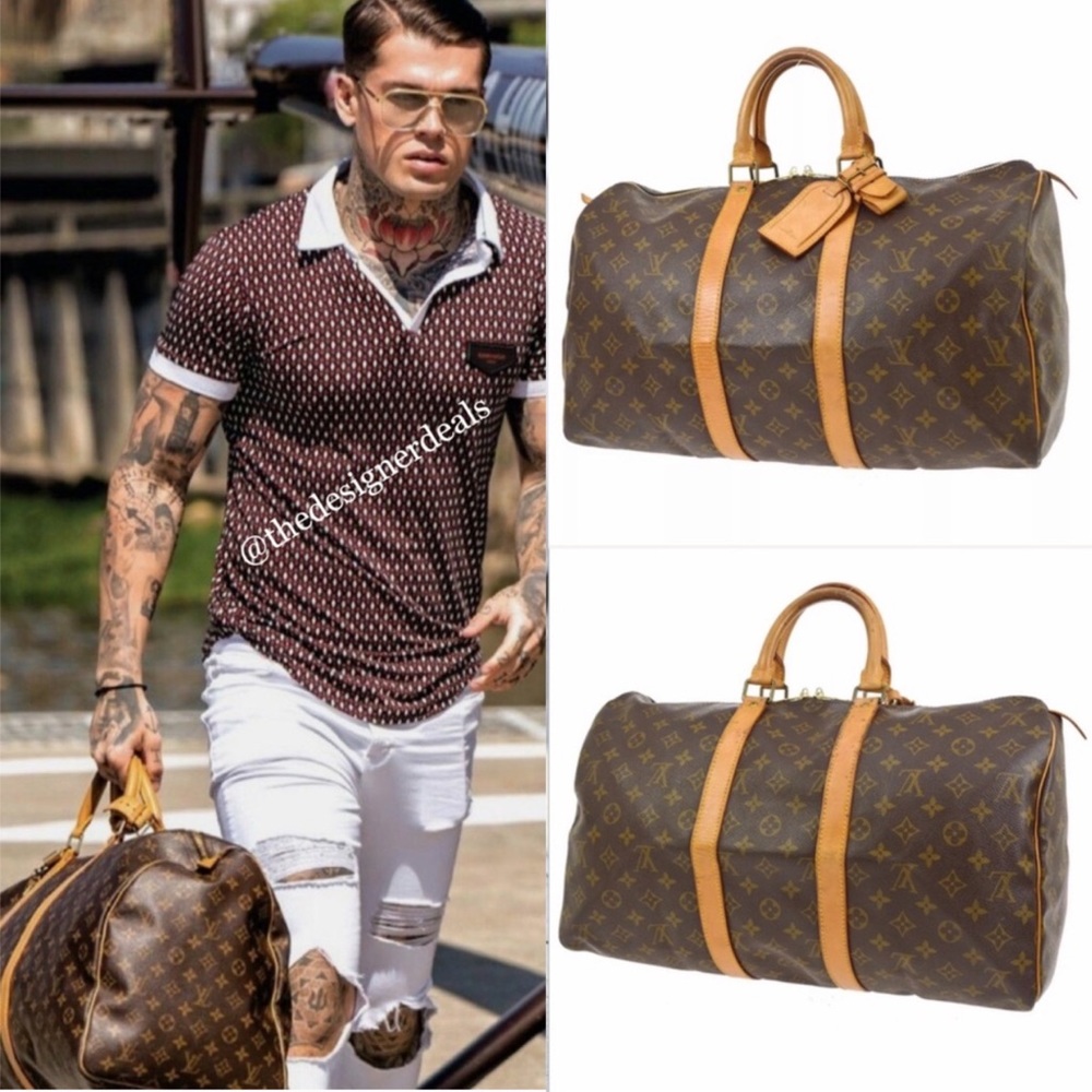 🔥‼️🔥Auth Louis Vuitton Keepall 45 Gym Duffel